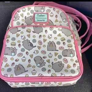 Loungefly Pusheen Cat Unicorn Music Instrument Pink & Green Mini Backpack